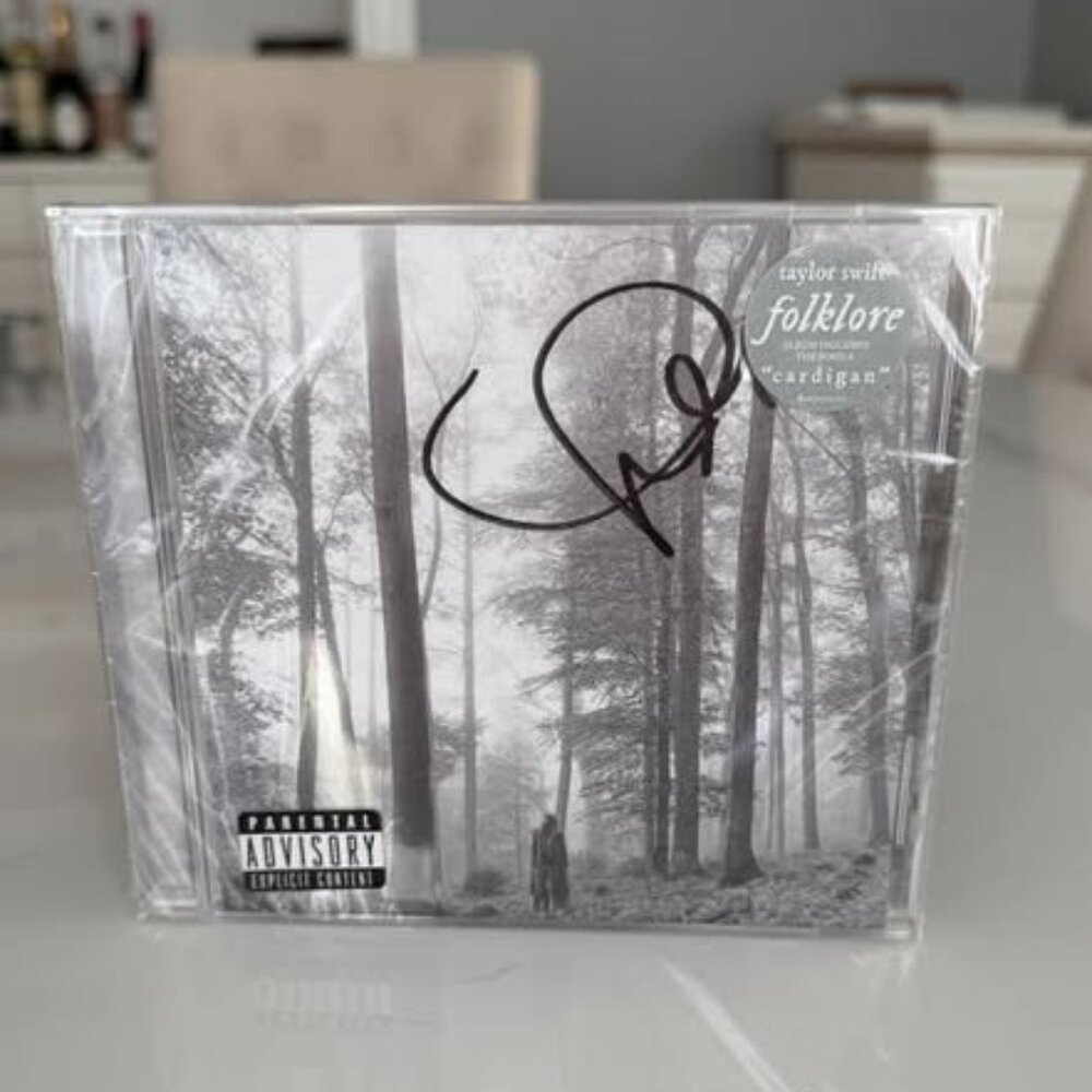 Taylor Swift Signed Folklore CD